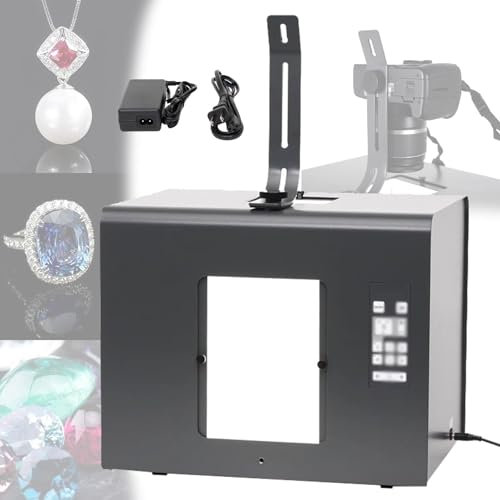 Bärbar ljuslåda för fotostudio för kamerafotografering, mini-ljuslåda för fotostudio, tältkit med 6 växlande ljuskälllägen för små föremål (kamera ingår ej),L