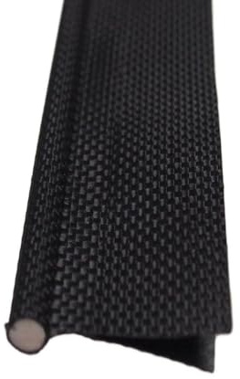 Caravan 3 Meters Awning Rail Piping 6mm Double Flap Black PVC Core Awning Rail Beading Suitable for all Camping//Awnings/Tents/Motorhome