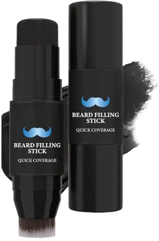 Penna per barba da uomo, impermeabile, 7 g, resistente al sudore, formula naturale per capelli del viso, accessorio per la cura con pennello per lo styling quotidiano
