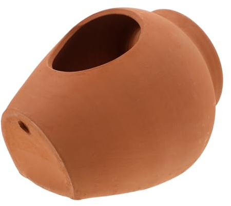 Amosfun Fish Tank Water Tank Ceramic Flowerpot for Indoor Water Garden Fountain Jar Simple Style Terracotta Outdoor Clay Pot Decor for Living