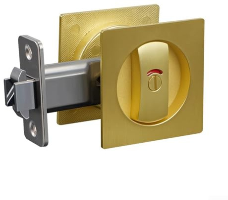 Serratura per porta da incasso per la privacy, con montaggio a filo e design da incasso per una maggiore sicurezza