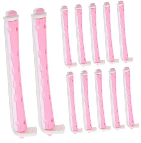 SMASOLO 24pcs Hair Perm Rods Curling Rods Hair Rollers for Women Plastic Flexible Curlers