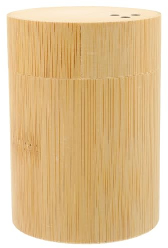 IWOWHERO Tragbarer Zahnstocherhalter aus Bambus Holz Tägliche Zahnstocherbox für Zuhause und Restaurant Platzsparend und Leicht zu Reinigen