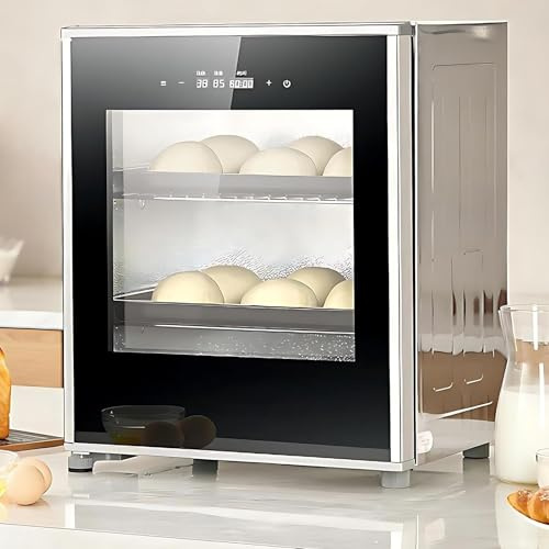 Lievitatore Elettrico 40 Litri Con Controllo Temperatura Umidità Per Pane Lievitazione Naturale Yogurt Pizza Impasti Per Pizza Apparecchio Per Fermentazione Da Cucina Ad Alta Efficienza(220v)