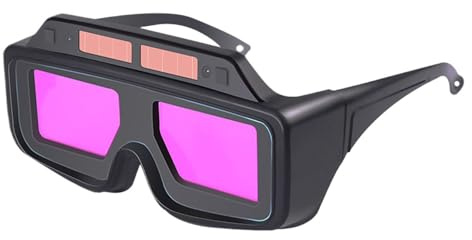 Automatisk Mörkande Svetsglasögon Repskydd UV-skydd Omslutande Justerbar