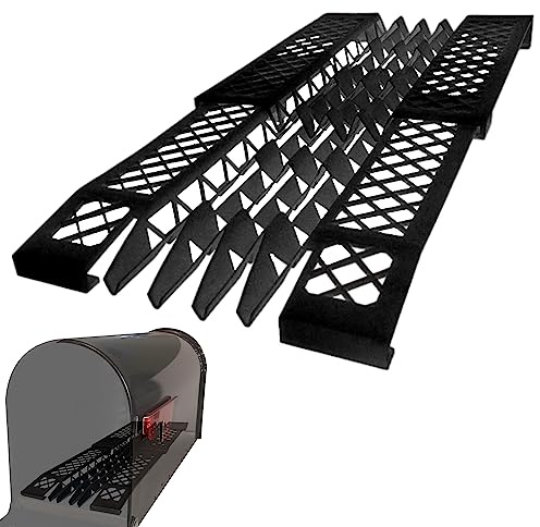 Dry Mailbox Plastic Mailbox Insert Mesh - Elevated Mailbox Tray to Keep Mails High - Expandable Heavy Duty Mailbox Accessories - Mailbox not Included