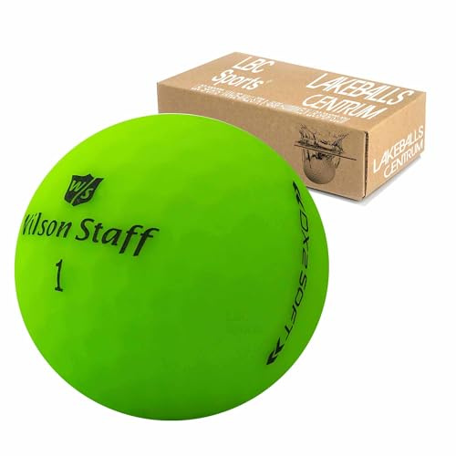 lbc-sports 24 Palline da Golf Wilson Staff Dx2 / Duo Soft Optix - AAAAA - PremiumSelection - Verde - Finitura Opaca - Palline da Golf usate