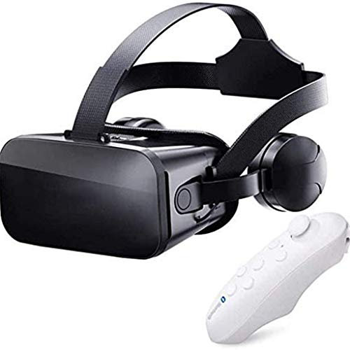 SHHYD 1261 VR Headset Gafas 3D, Gafas De Realidad Virtual para El Teléfono Inteligente Android iOS, Gafas VR Juegos De Realidad Virtual Inmersivos