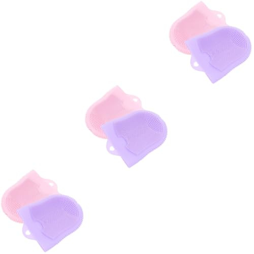 POPETPOP 3er-sets Silikon-gesichtsreinigungsbürste Gesichtspeelings Sanfter Peeling-entferner Gesichtsbürste Für Damen Waschbürste Gesichtswäscher Für Den Heimgebrauch 2 Stück * 3