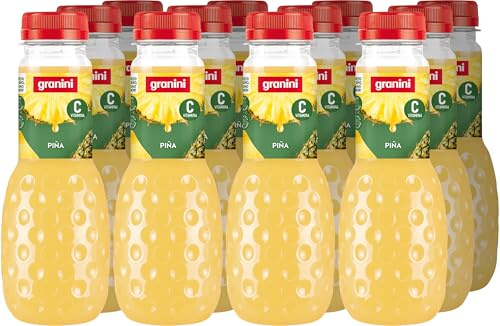 Granini - Néctar de Piña a partir de Zumo de Piña Pack 12 x 330ml Clásicos