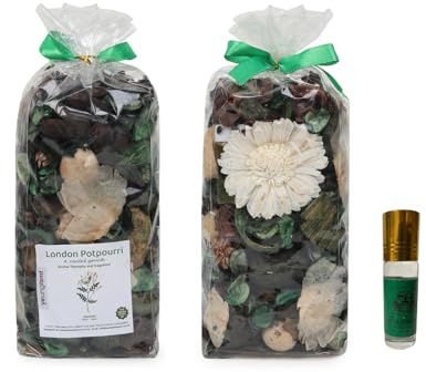 Youngland Jasmine Potpourri Bags - Jasmine Scented Pot pourri Dried Flowers for Spring Decor, Home Fragrance, and Valentine's Day - 2 Bags (8.4oz)