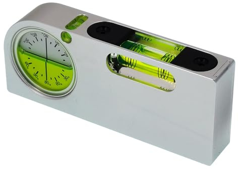 Multi-Winkel-Messwaage mit magnetischer, massiver Aluminiumlegierung, Mini-Wasserwaage (grün)