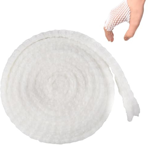 KOAHDE Elastischer Netz Wundverband,Elastischer Netz-Wundverband,Tubular Stretch Bandage,Netzverband Beine,Netzverband Schlauch,Flexible Netzbandage,Netzschlauchverband,3.8CM*2M