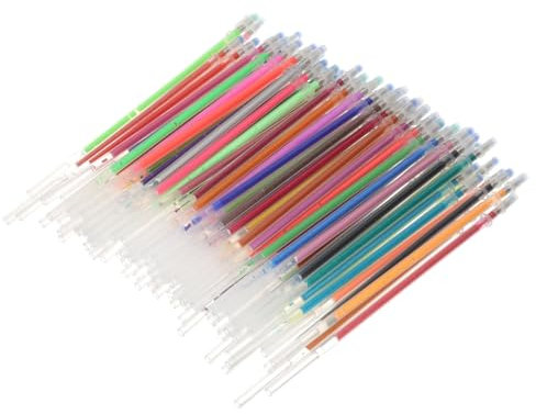GRADENEVE 84stücke Teiliges Buntes Gelschreiber-nachfüllset Mit Glitzernden Metallischen Und Pastellfarbenen Tintenminen Professionelle Gelstift-refills Für Büro Schule Und Kreatives Schreib