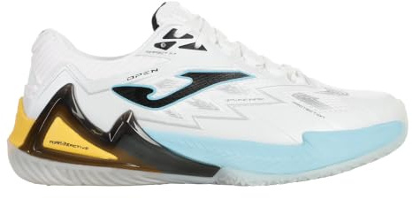 Joma Open Men 2502 TOPES2502OM, Men Padel Shoes,Tennis Shoes, White, 45 EU
