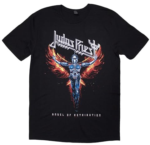 Rock Off officially licensed products Judas Priest Angel of Retribution Tracklist T Shirt Size XXL