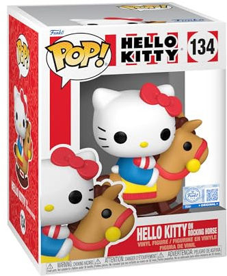 Funko POP! Premium: Sanrio - Hello Kitty on Rocking Horse - Sammelbare Vinylfigur - Geschenkidee - Offizielles Merchandise - Spielzeug für Kinder & Erwachsene - Modellfigur für Sammler