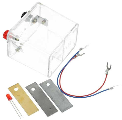 HOLIDYOYO 1 Set Fruit Battery Experiment Kit DIY Science Project Plates for Educational Use for Students Researchers Hands Learning Tool