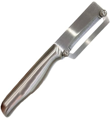 Pelador de calabaza manual de acero inoxidable con mango ergonómico - Cuchillo de cocina ergonómico para hostelería y restaurantes