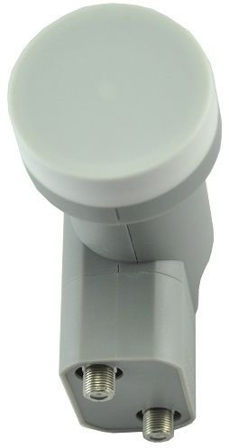 CABLEPELADO Conversor LNB Twin Platinum 3 | LNB de Banda KU | Ruido de 0,3 dB | Ganancia 58dB | Twin | 2 Salidas