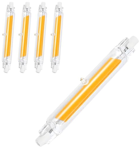 Hsientpe R7S LED 118mm Dimmbar Lampen, Naturweiß 4000K 20W R7S 118mm Glühbirne Ersatz für 200W Halogenstäbe, 2000LM LED-Röhre für Deckenfluter, Leselampen, 360°Abstrahlwinkel, 230V, 4er Pack
