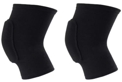 KJBDQQH Soporte para Rodillas Rodilleras de compresión Deportivas, Protector de Rodilla elástico for Baile, Soporte de Rodillera for Fitness, 2 uds.(2 pcs Black,M)