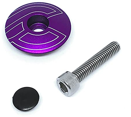 Cinelli Stemma Top Cap Violet Taille unique