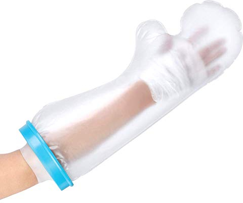 Yosoo Health Gear Protector de Escayola, Protector Ducha Impermeable Brazo Niños, Protector Yeso Ducha, Protector Escayola Baño (Brazo Corto 51 cm, Adulto)
