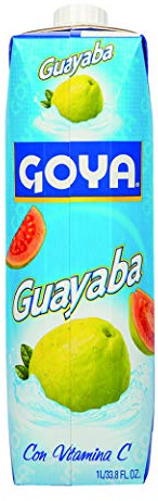 Goya Jugo de Guayaba 12 x 1L, Zumo de Fruta Natural con Sabor Auténtico y Refrescante, Fuente de Vitamina C
