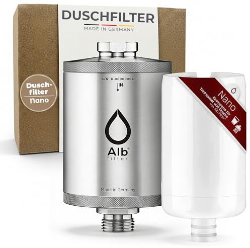 Alb Filter NANO Duschfilter Edelstahl Natur