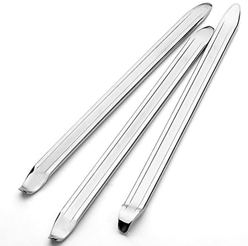 aleawol 3 Stück Reifen Montiereisen 30 cm Montierhebel Reifenhebel Fahrrad Reifenheber aus Manganstah Reifenentferner Reparaturwerkzeuge Reifenmontage Kit für Motorrad Fahrrad Auto