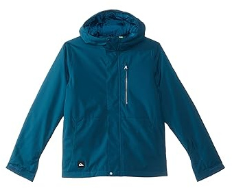 Quiksilver Boys' Ages 8-16 Mission 10K Snowboard & Ski Jacket - Majolica Blue | Medium (Big Kid 12)
