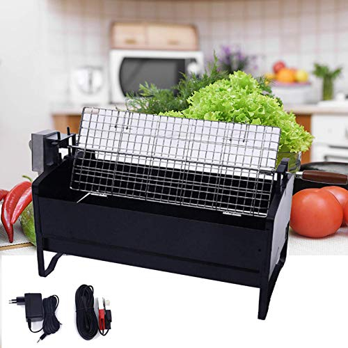 Parrilla Eléctrica Plegable Para Carne, Doble Soporte Para Parrilla, Parrilla Para Barbacoa, Parrilla Portátil Grande De Carbón Para Barbacoa, Barras De Cocina, Ahumador Para Acampar Al Aire Libre, P