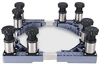 Adjustable Washing Machine Base Washing Machine Stand Base Platform and Frame for Washing Machines Reduction Adjustable Length/Width 47-67cm Drum Washing Machine Shelf Base Air Conditi