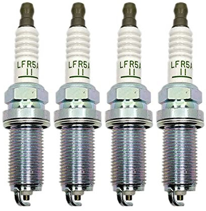auto-zündkerzen,auto-zündkerzenschlüissel 4 Stück LFR5A-11 6376 Nickel -Zündkerze/Passform for Armada Almera N16 V10 Primera P12 WP12 X-Trail T30 Patrouille Y61 22401-8H515 drehmomentschlüssel zündke