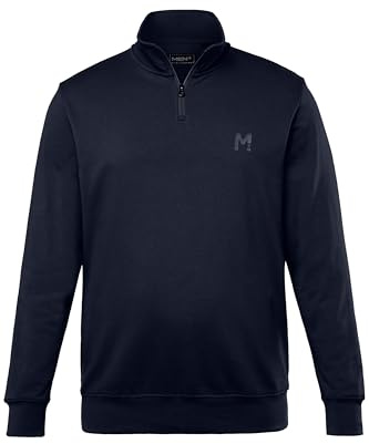 Män Plus herr stora storlekar överdimensionerade herrkläder L-8XL herr + sweat-troyer, basic, zippkrage, upp till 8 XL 834856, Mörker marin, 6XL