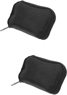 FOMIYES 2st Aufbewahrungstasche Für Blutzuckermessgeräte Pflege Versorgungsfall Babytrage Flasche Kind Kühltasche Vakuum Diabetiker Babynahrung Träger Taschen Lieferungen Taube Black Stoff