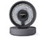 Morphy Richards Airflex Portable Oscillating Fan, Rechargeable USB up to 17 hours, Foldable, 3 Speeds, Touch Panel, Variable Tilt, Quiet, Wall mount, Bedroom, Office, Home, Travel, Cool Grey, 820001