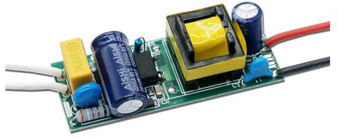 Alimentatore switching Driver LED da 12 W e 18 W, unità di bordo, uscita DC36-65 V, 300 mA, trasformatore di azionamento a corrente costante for LED, adatto for lampadine a faretto LED.
