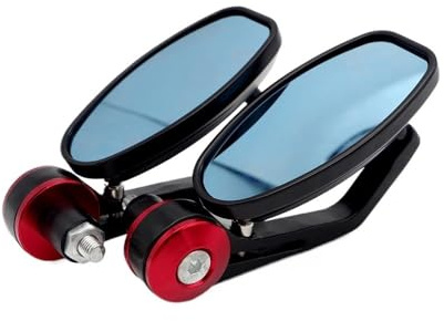 Rétroviseurs De Moto, Bout De Barre, Rétroviseur D'extrémité De Guidon 22mm pour Escudo Gsx S1000F Gsx S750 GSR 750 Dl650 Samurai Sj410