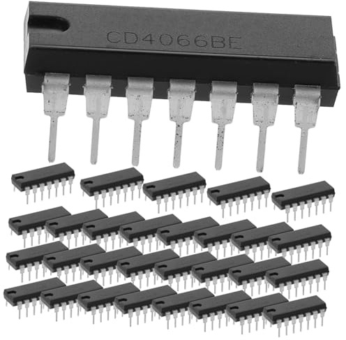 DECOMELODY 30pcs Logic Gates Ic Chip Bilateral Analog Switch Chip Breadboard-friendly for off Switch