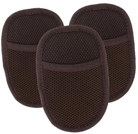 FRCOLOR 3pcs Shoes Polishing Gloves for Shining Buffing Cleaning Shoe Polish Neutral Wipe Boots Leather Care