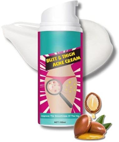 Butt Akne Creme Reduzierung Akne Anti Pickel Creme Am Gesäß für Glatte Haut Gesäß - 100ml Po Acne Behandlung zur Pflege von Hautunreinheiten an Oberschenkeln und Körper,bodycare mit pickelentferner
