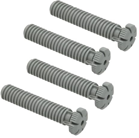 4 Stück Geschirrspüler Einstellfuß 107mm für Miele G1xxx–G7xxx mit Original Code 06033081 6033081