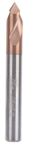 Punta da centraggio Acciaio al tungsteno Titanio Rivestito in silicio Elevata durezza 55HRC Punta da trapano di precisione per fresatrice Tornitura D6 x 50 x 2T x 90° D5 x 50 x 2T (D6*50 * 2T*90°)