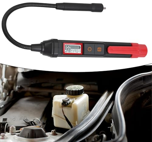 Vibsky Probador digital de líquido de frenos con sonda de metal para DOT3/DOT4/DOT5.1