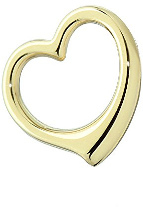 NKlaus 333 Gold gelbgold Herz Anhänger Ketten 16,7x16mm hochglanzpoliert Damen Mädchen 4754