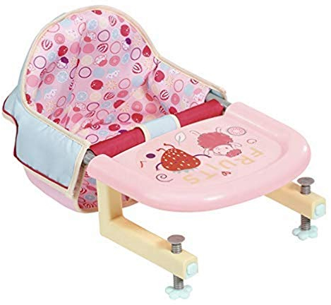 Baby Annabell Zapf Creation 703168 Lunch Time Füttersitz, leicht anzubringender Puppen Tischsitz, Puppenzubehör 43 cm