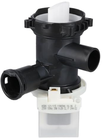 Ablaufpumpe wie BOSCH 00146083 mit Pumpenkopf Sieb für Waschmaschine