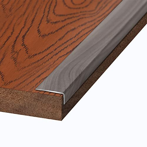 DAKAJA Übergangsprofil Home-Office-Treppenkantenkante, Eckkantenschutz Korn, L-förmige Innennasen-Übergangsleiste, für Treppenstufen aus Fliesen-Hartholz (Color : Style7)